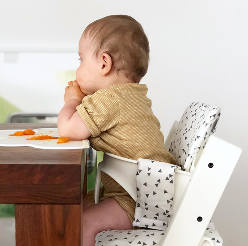 How my baby learned to eat proper food instead of baby pap
