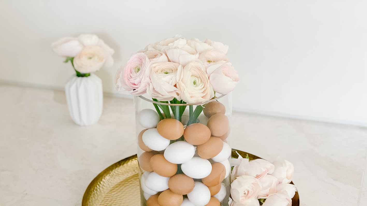 CosyFoxes Ostern Ostereier Vase DIY Blumen